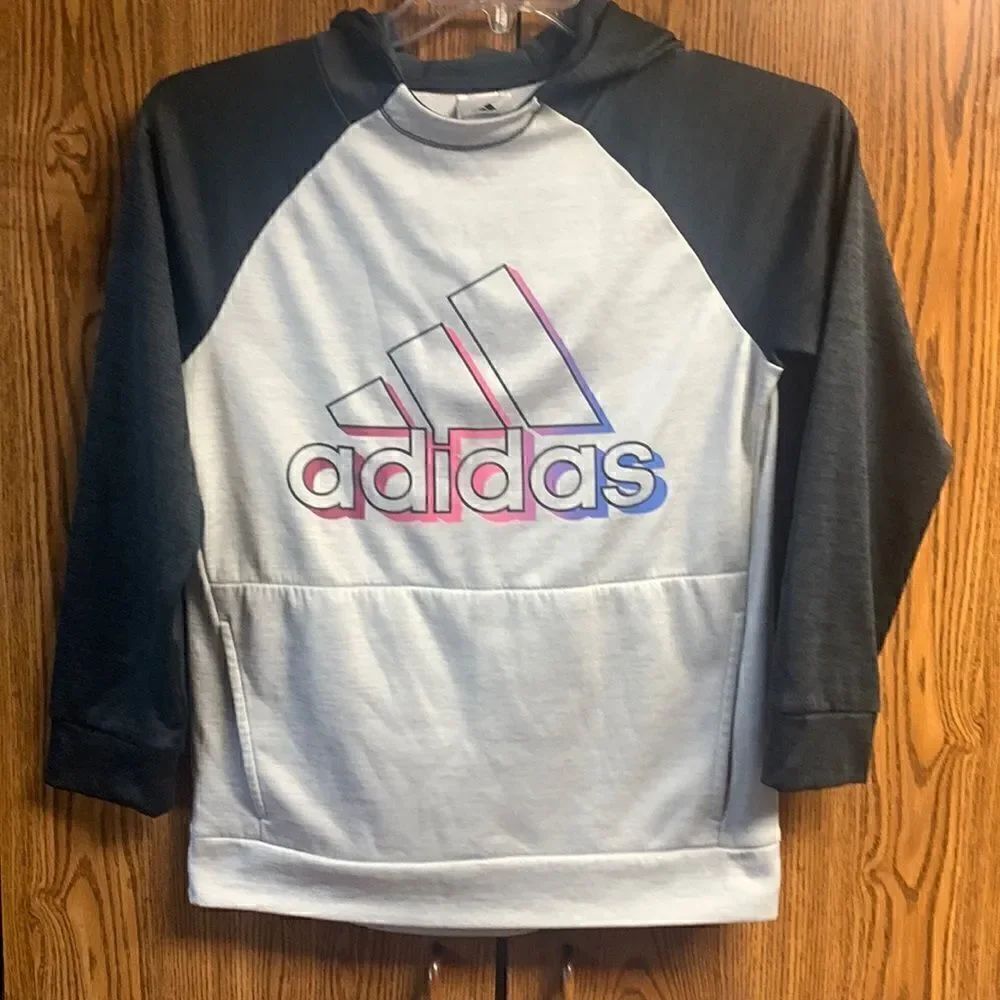 🔥5/20🔥 Adidas Hoodie Sweatshirt Sz XL (16) NWOT